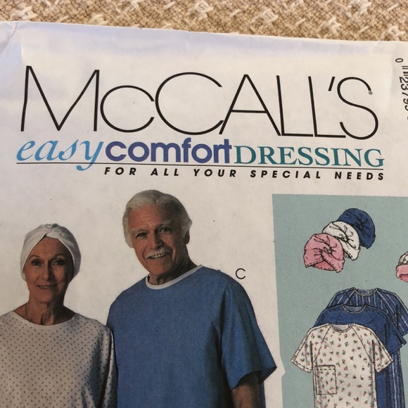 NWT McCall’s easy comfort sewing pattern  for special needs scrubs - Picture 2 of 16
